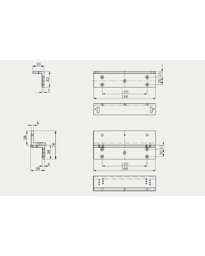 L+Z кронштейн для EMC 1200 ALH. L+Z кронштейн для EMC 1200 ALH. dormakaba в Реутове