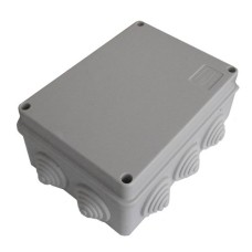 Коробка BJB/JBS150 150х110х70, 10 вых., IP55, серая (44009HF). Коробка монтажная, без галогена. Экопласт