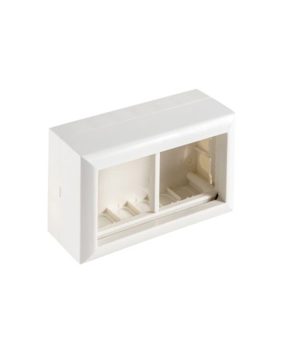 Коробка на 2 модуля для механизмов 45х45мм SM45/4 (72944): Коробка для механизмов в Реутове