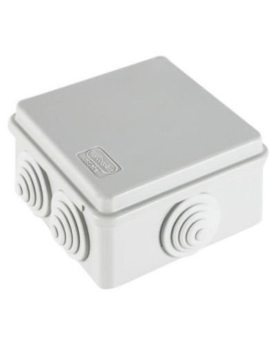 Коробка JBS101 100х100х55, 6 вых., IP55, серая (44037). Коробка монтажная. Экопласт в Реутове