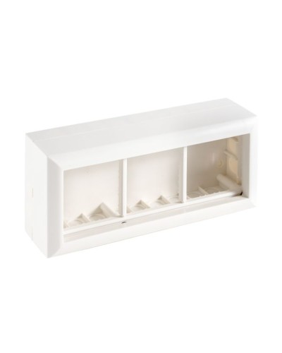 Коробка на 3 модуля для механизмов 45х45мм SM45/6 (72946): Коробка для механизмов в Реутове