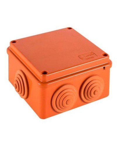 Коробка JBS100 100х100х55, 6 вых., 8P (0,15…4мм²) (43447HF): Коробка монтажная, огнестойкая, без галогена в Реутове