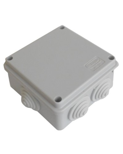 Коробка JBS100 100х100х55, 6 вых., 3P (0,15...2,5мм²) серая (43007HF-GR). Коробка монтажная, огнестойкая, без галогена. Экопласт в Реутове