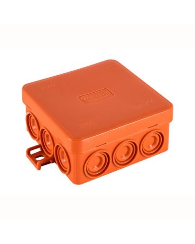Коробка JBL085 85х85х38, 12 вых., 8P (0,15-4мм²) (43665HF): Коробка монтажная, огнестойкая, без галогена в Реутове