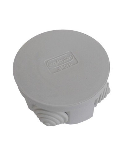 Коробка 3001 D70x36, 4 вых, IP55, серая (44001). Коробка монтажная. Экопласт в Реутове