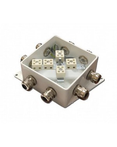 КМ-О (10к*10,0)-IP66-120х120, три ввода: Коробка монтажная огнестойкая в Реутове