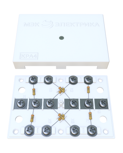 KRA-4 300 Om white (MEC42103). Коробка на 4 абонента. МЭК-Электрика в Реутове