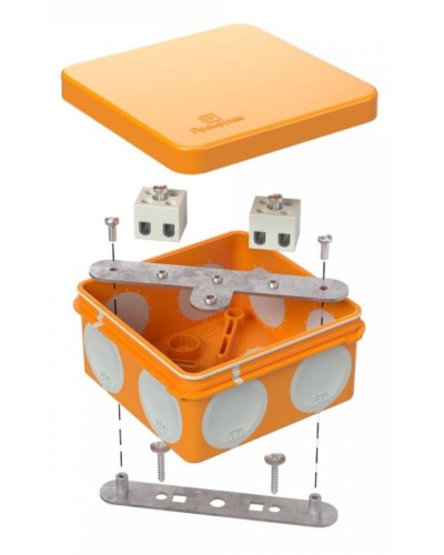 Коробка огнестойкая 80х80х40 (60-0210-FR2.5-4). Коробка огнестойкая для открытой установки. Промрукав в Реутове