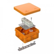Коробка огнестойкая 80х80х40 для о/п (40-0210-FR6.0-6). Коробка огнестойкая для открытой установки. Промрукав