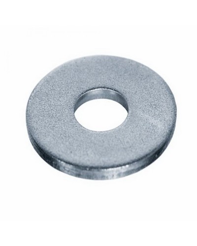 Шайба с широкими полями (кузовная) оцинкованная M10 (DIN 9021) (100 шт) (PR08.2379). Шайба с широкими полями. Промрукав в Реутове