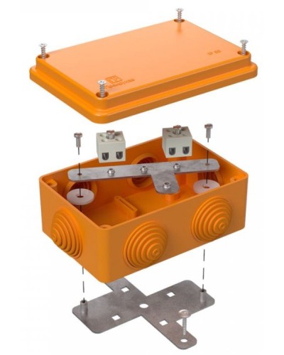 Коробка огнестойкая 120х80х50 (40-0340-FR6.0-4). Коробка огнестойкая для открытой установки. Промрукав в Реутове