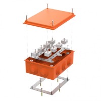 Коробка огнестойкая 200х150х75 для о/п (40-0320-FR10.0-16). Коробка огнестойкая для открытой установки. Промрукав