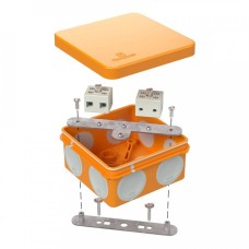 Коробка огнестойкая 80х80х40 (60-0210-FR6.0-4). Коробка огнестойкая для открытой установки. Промрукав