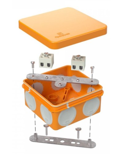 Коробка огнестойкая 80х80х40 (60-0210-FR2.5-6). Коробка огнестойкая для открытой установки. Промрукав в Реутове