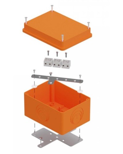 Коробка огнестойкая 150х110х90 E15-E120 для о/п (40-0351-FR6.0-6). Коробка огнестойкая для открытой установки. Промрукав в Реутове