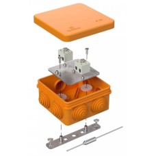 Коробка огнестойкая 80х80х40 (40-0210-FR2.5-4-П). Коробка огнестойкая для открытой установки. Промрукав
