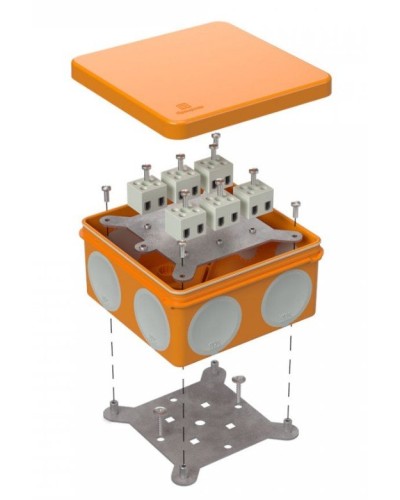 Коробка огнестойкая 60-0300-FR2.5-12 Е15-Е120 100х100х50. Коробка огнестойкая для открытой установки. Промрукав в Реутове