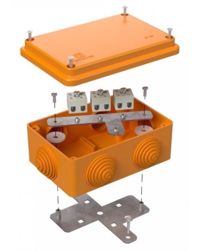 Коробка огнестойкая 120х80х50 (40-0340-FR1.5-6). Коробка огнестойкая для открытой установки. Промрукав в Реутове