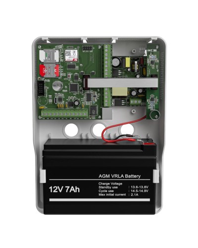 Mega v.5 LTE в корпусе (под АКБ 1,2-7 Ач с БРП 12V 2,5А). Панель охранная радиоканальная. Ритм в Реутове