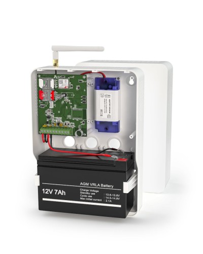 Контакт GSM-14А v.3 (в корпусе под АКБ 1,2-7 Ач с БРП 12V 1А). Панель охранная радиоканальная. Ритм в Реутове