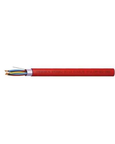 КПСВЭВнг(А)-LS 3х2х2,5 (Спецкабель). Кабель симметричный для систем сигнализации и управления, групповой прокладки, с пониженным дымо- и газовыделением. Спецкабель в Реутове